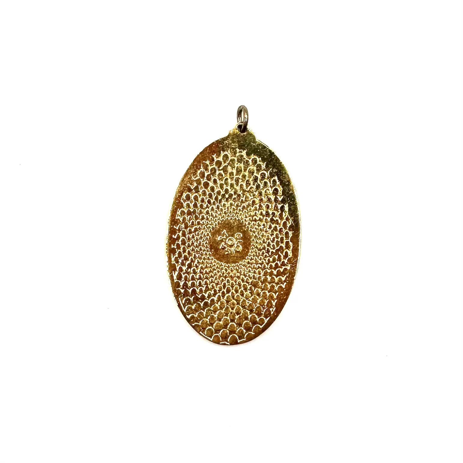 Vintage Enameled Flower Pendant