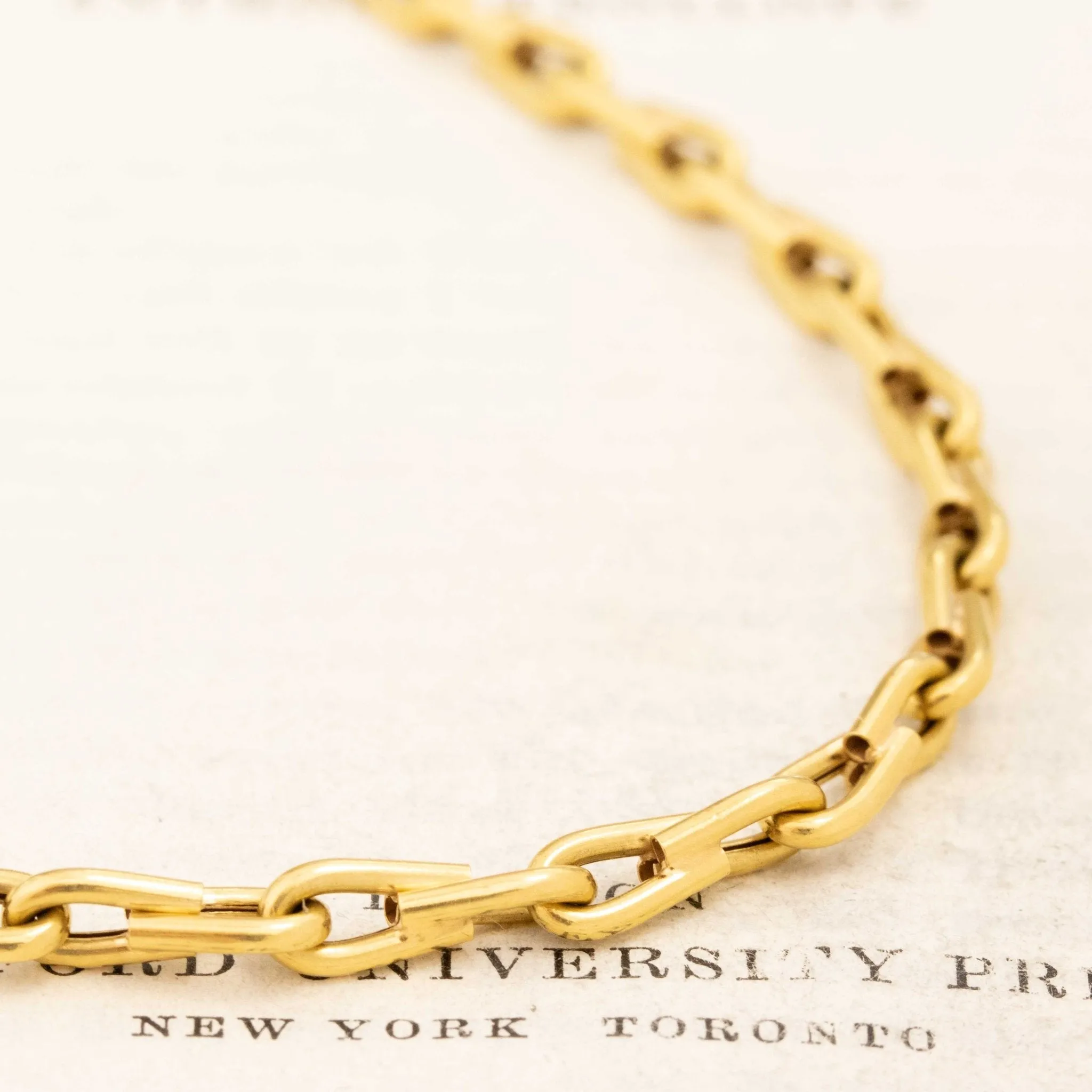 Vintage Fancy Link Gold Chain