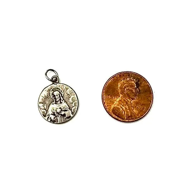 Vintage French Religious Medal