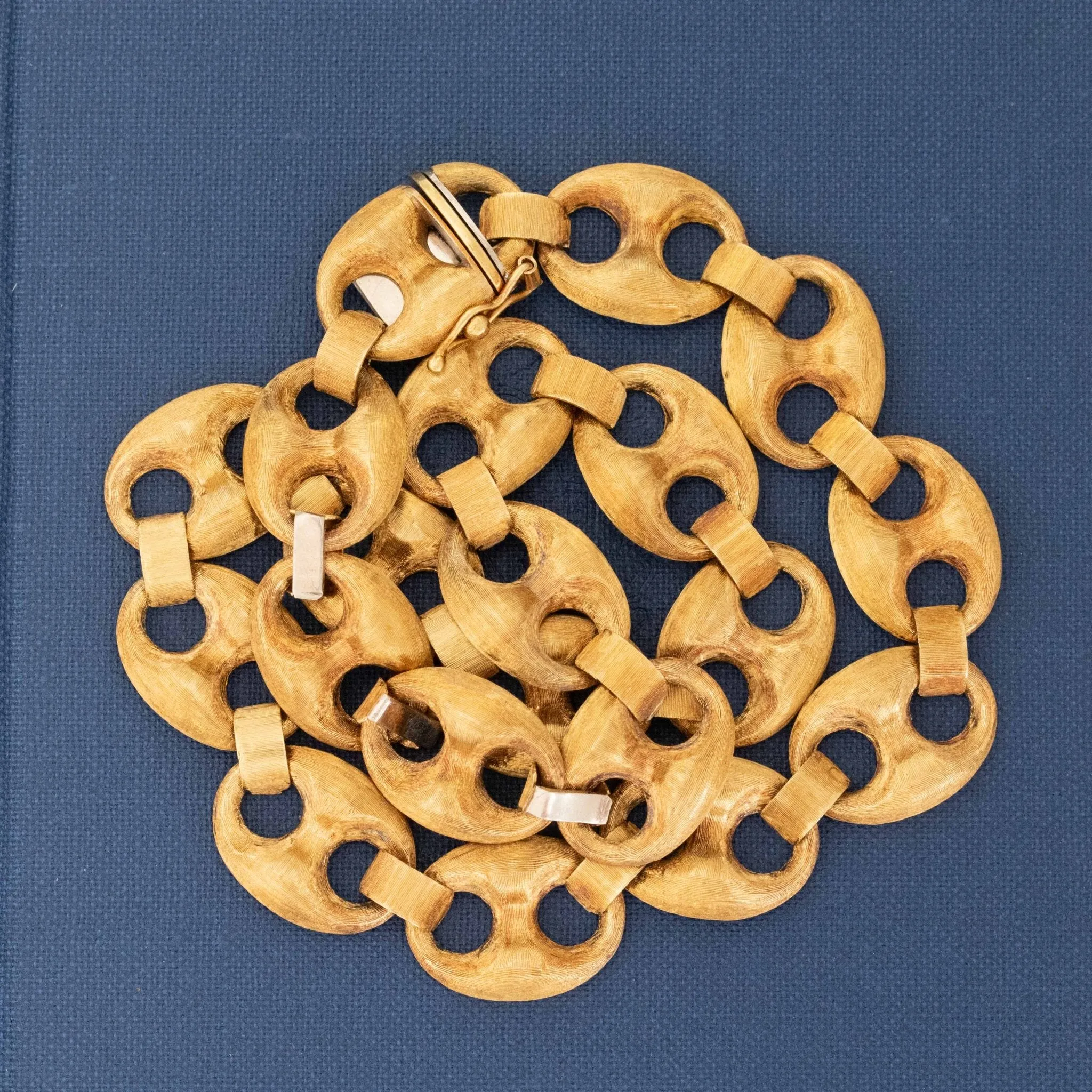 Vintage Jumbo Mariner Link Necklace