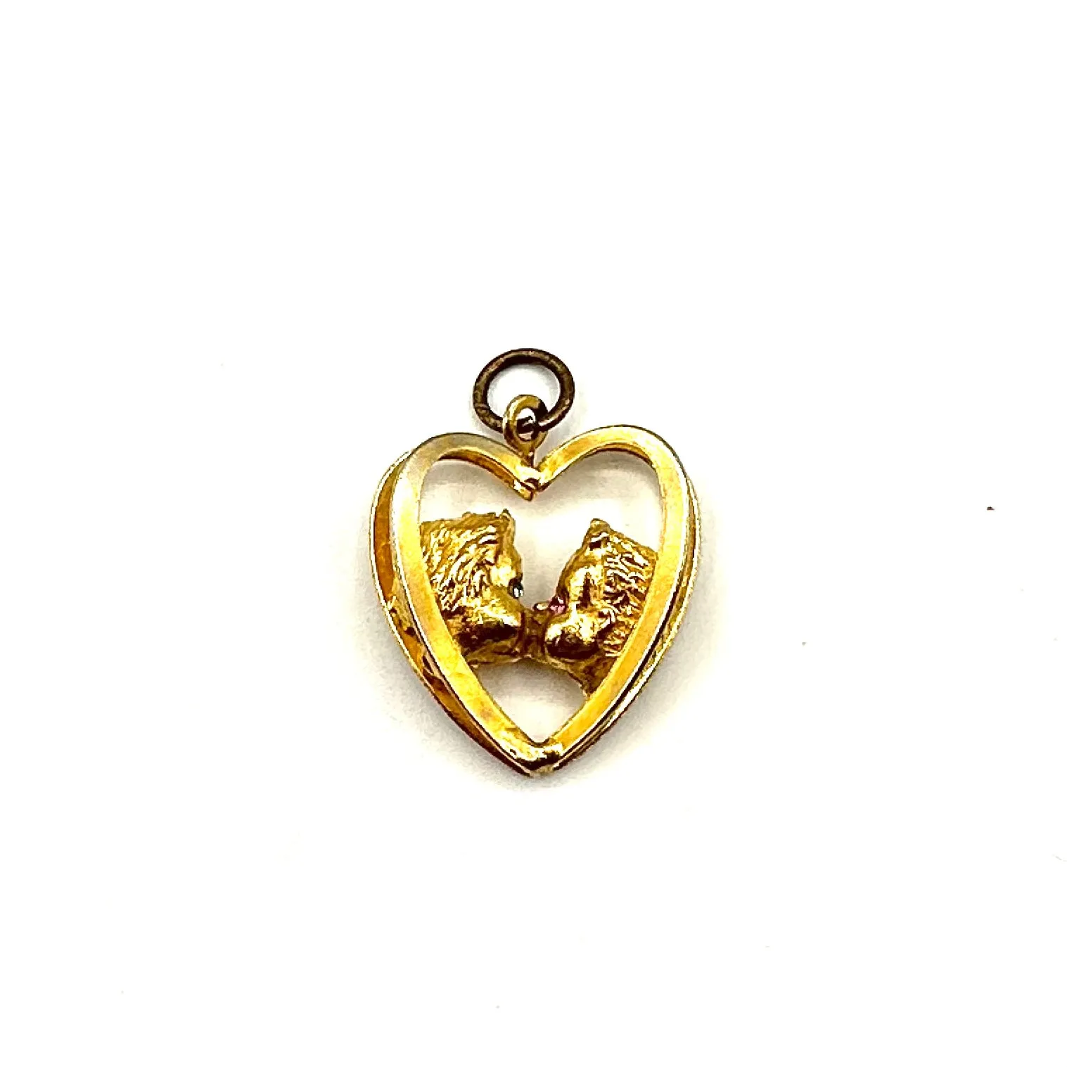 Vintage Kissy Face Charm
