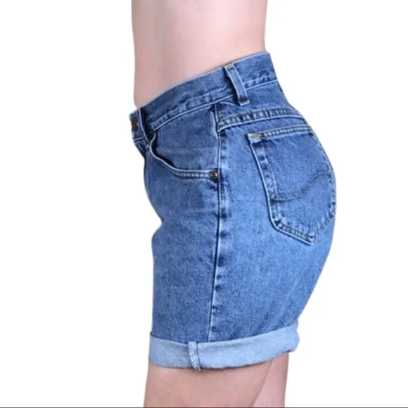 Vintage Lee, mom, Jean Shorts, High waist