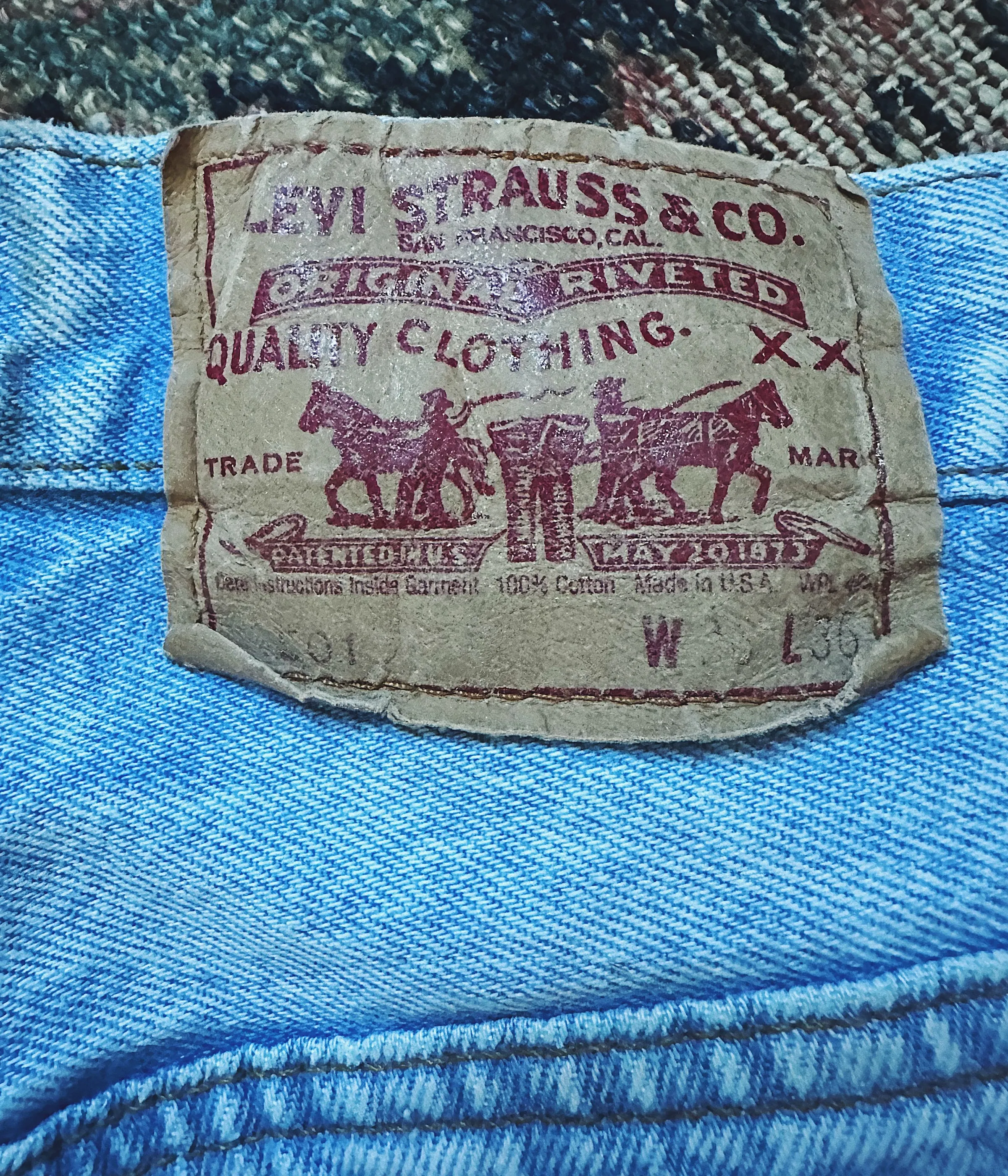 Vintage Levi's 501 Jeans – 33x34