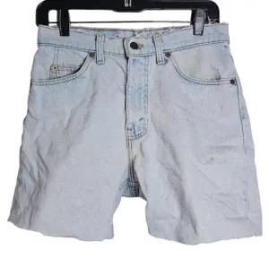 Vintage Levi's Orange Tab 550 Light Wash Grunge Ripped Fades Size 29 Medium