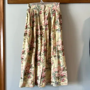Vintage - New Look, medium, floral cottage core full length skirt