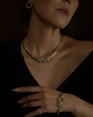 Vintage Pavé Leopard Set