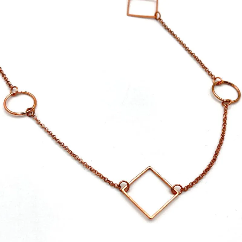 Vintage Rose Gold Chain Necklace