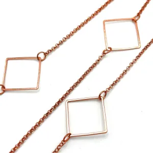 Vintage Rose Gold Chain Necklace