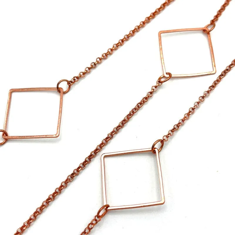 Vintage Rose Gold Chain Necklace