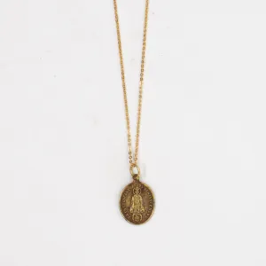 Vintage Saint Medal Jesus Infant of Prague v224