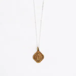 Vintage Saint Medal Saint Anne De Beaupre v199
