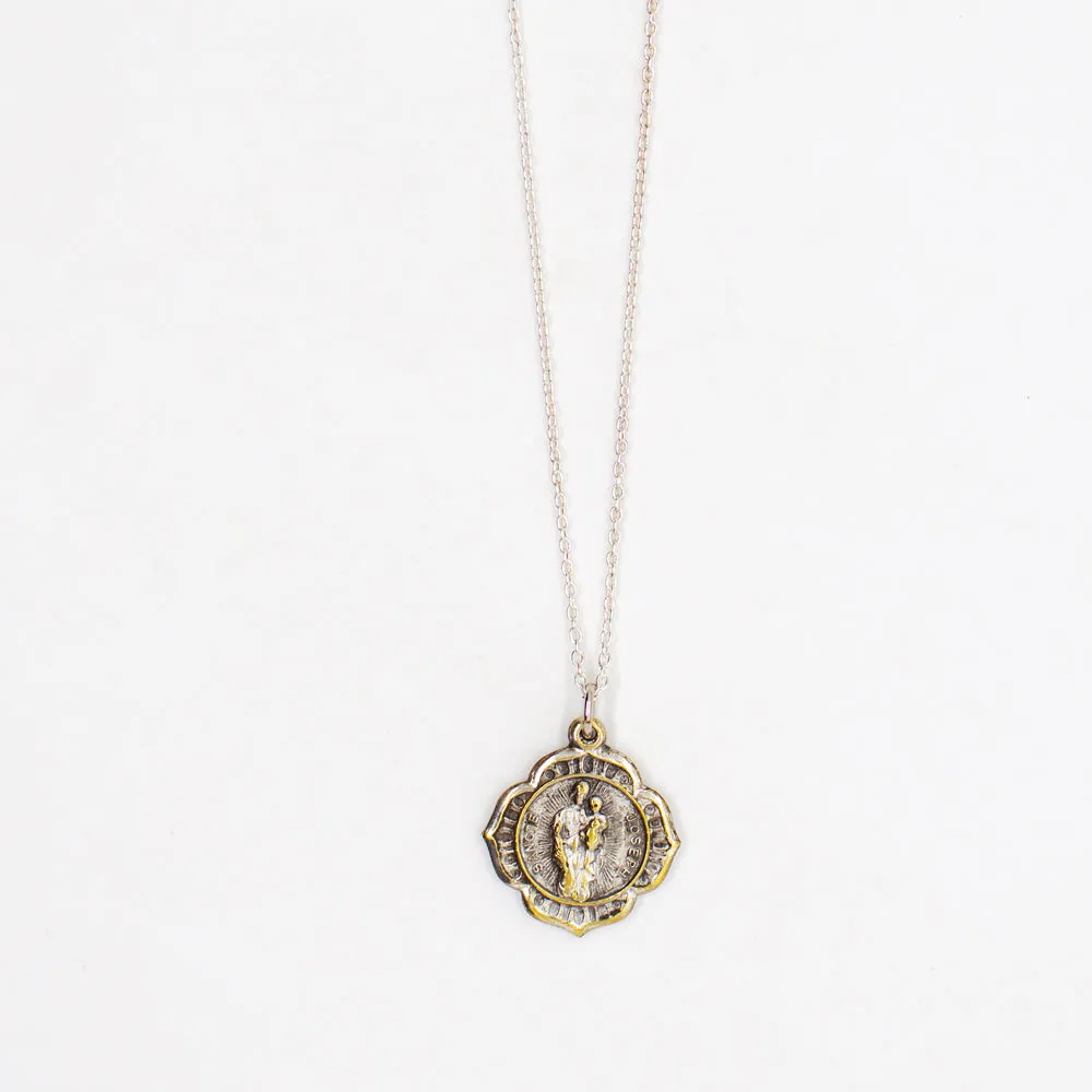 Vintage Saint Medal Saint Joseph v192