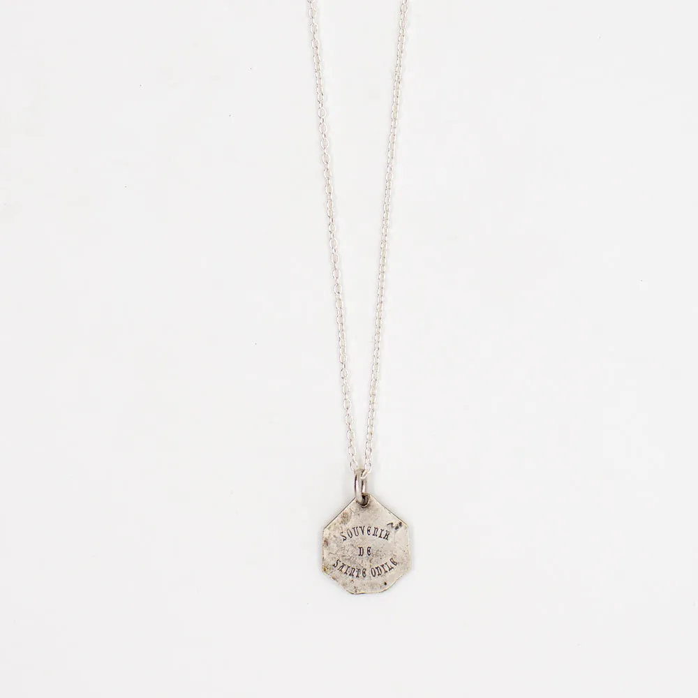 Vintage Saint Medal Saint Odile v187