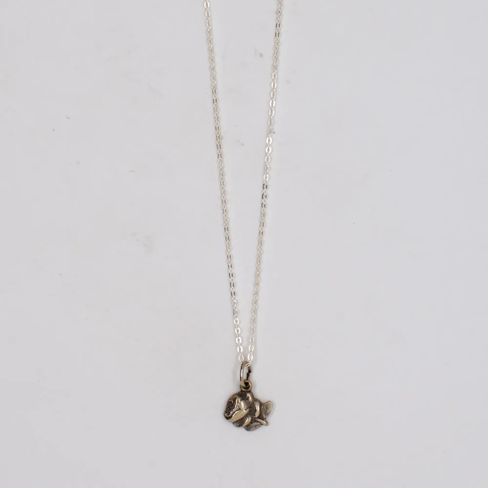 Vintage Saint Medal Saint Therese Rose v242