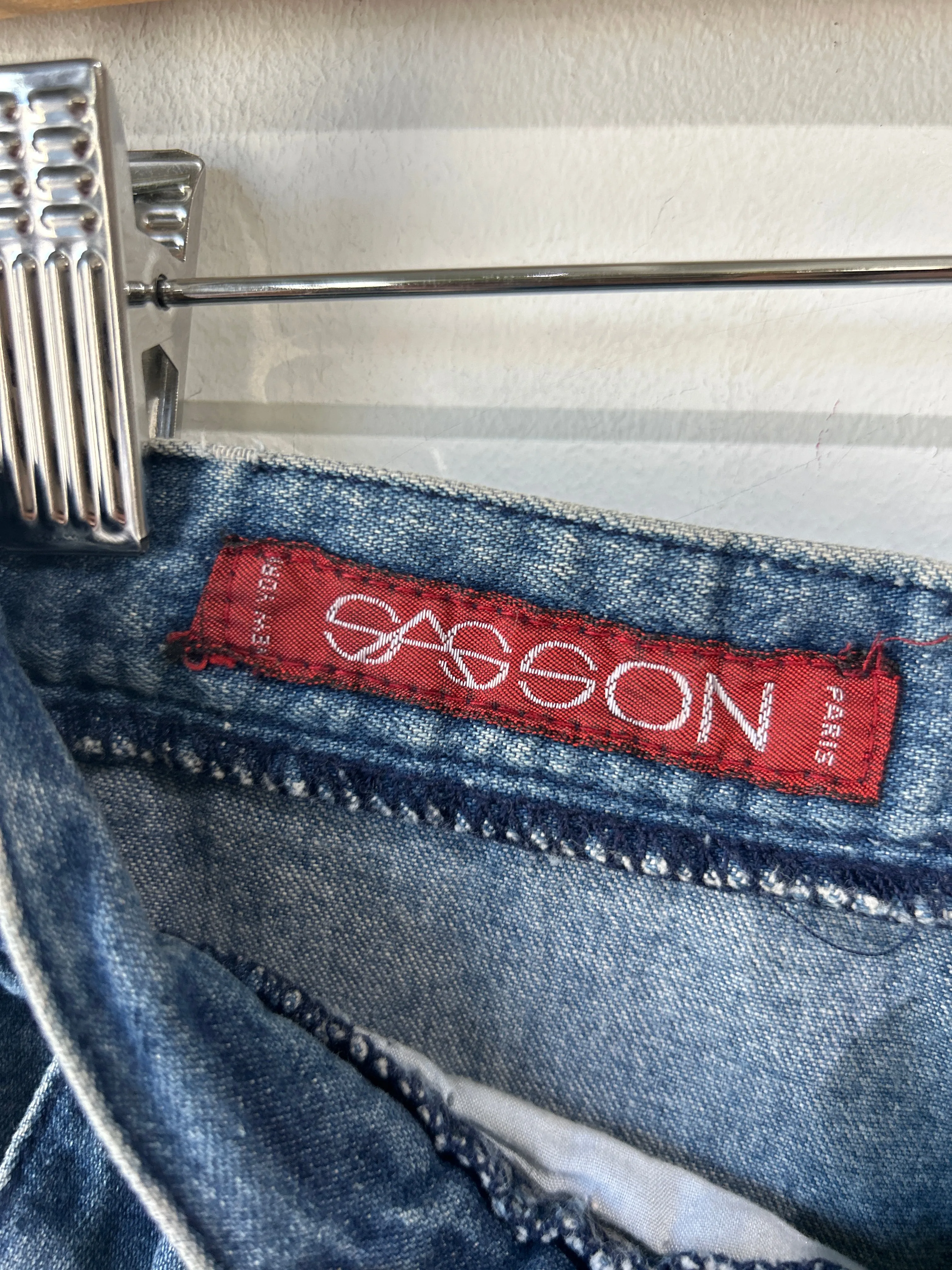 Vintage Sasson Pleated Jeans