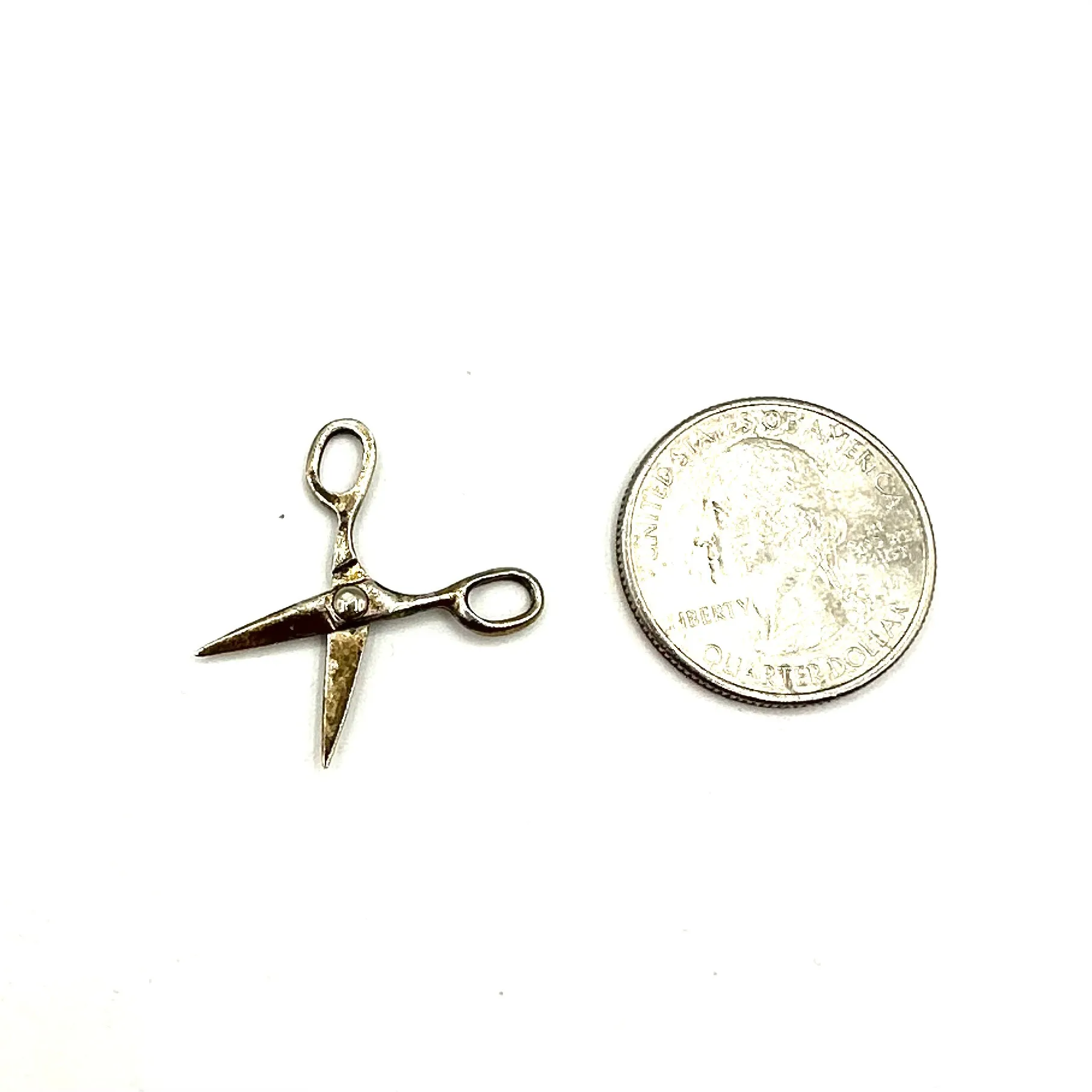 Vintage Silver Scissors - they move!