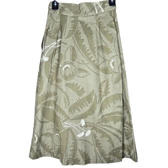 Vintage Trotters Classics Skirt Juniors 7 Equestrian Sturdy Cotton Floral Pleats