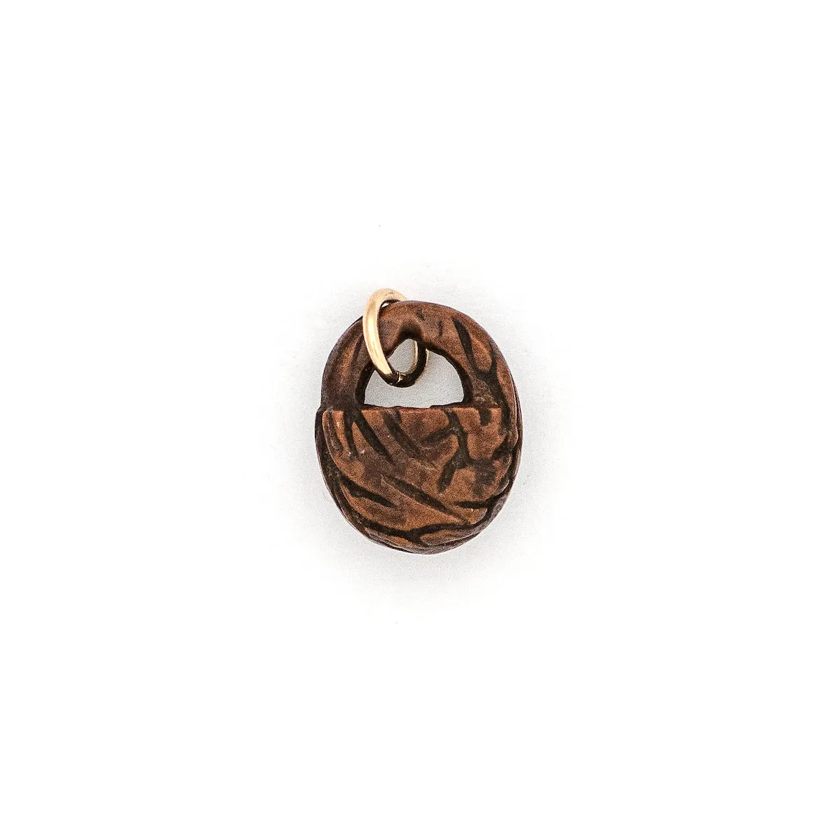 Vintage Wooden Lock Charm
