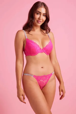 Vixen Lace Bikini Fuchsia