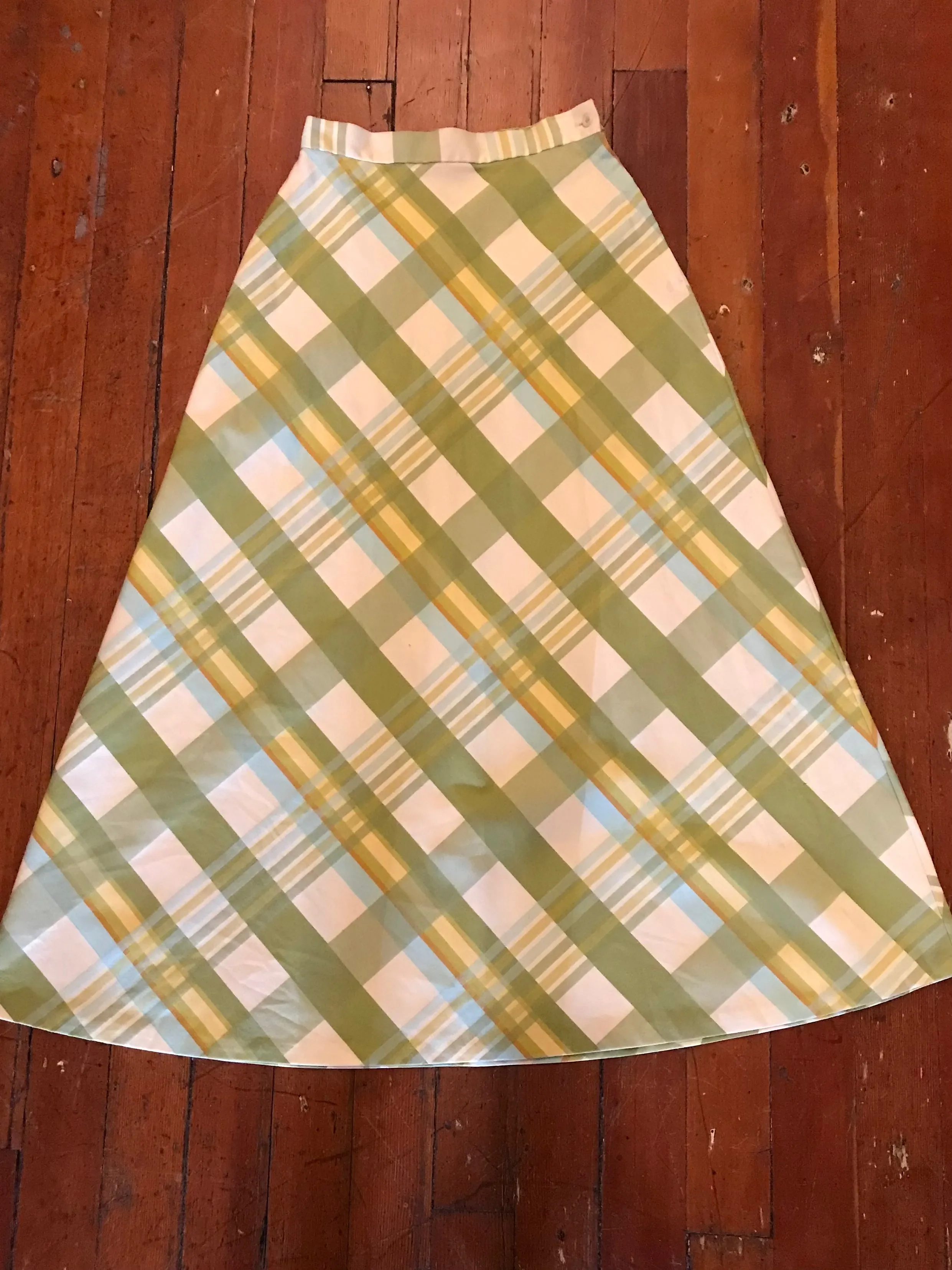 VTG Century Of Boston Plaid Skirt