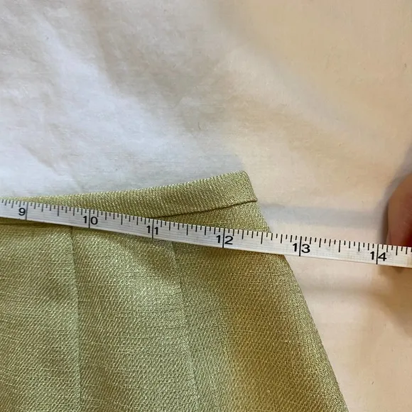 VTG High Waist Pastel Green Pencil Skirt