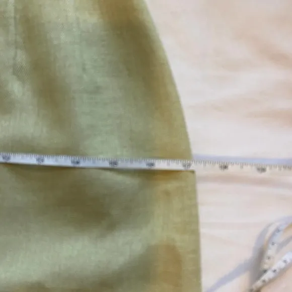 VTG High Waist Pastel Green Pencil Skirt