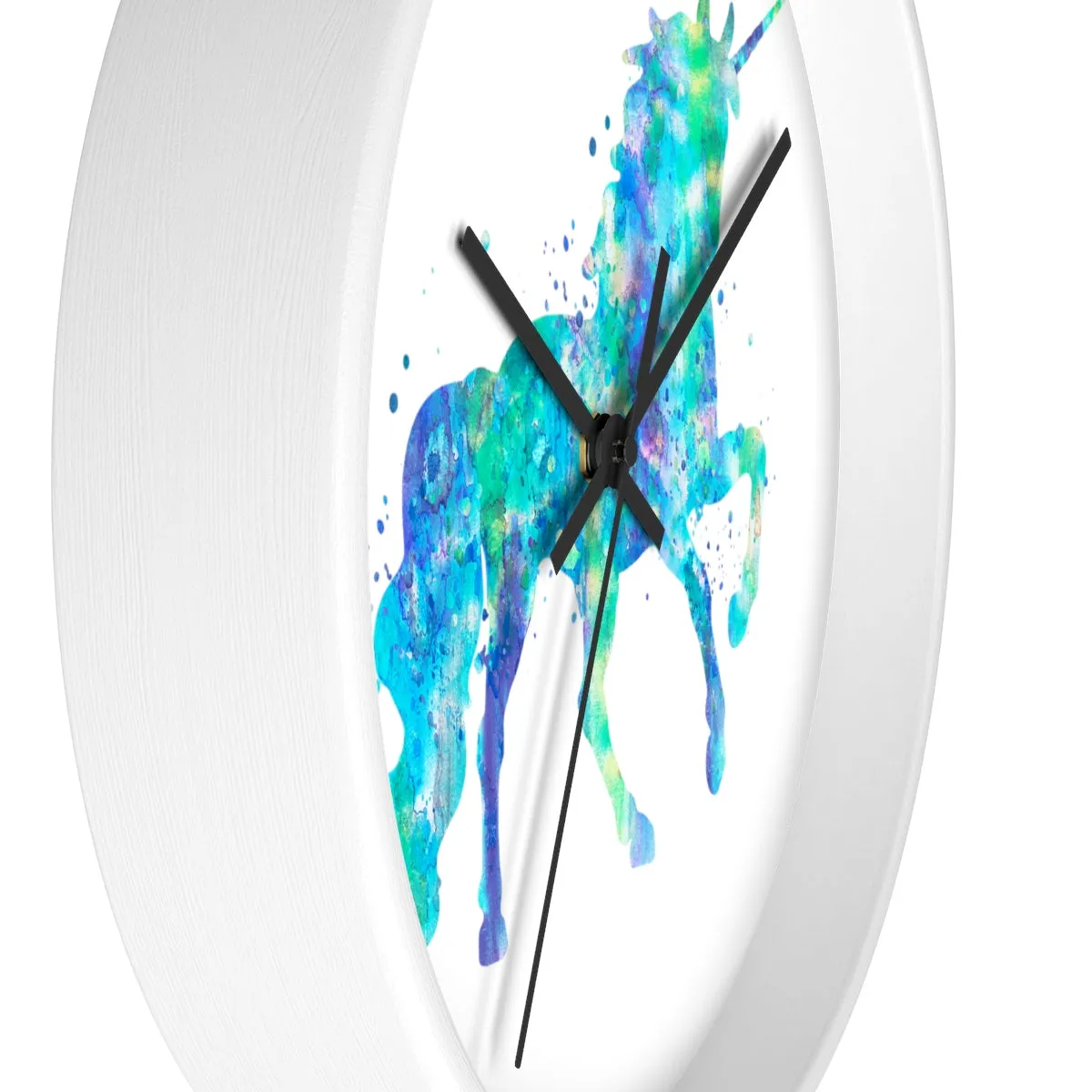 Watercolor Unicorn Wall Clock