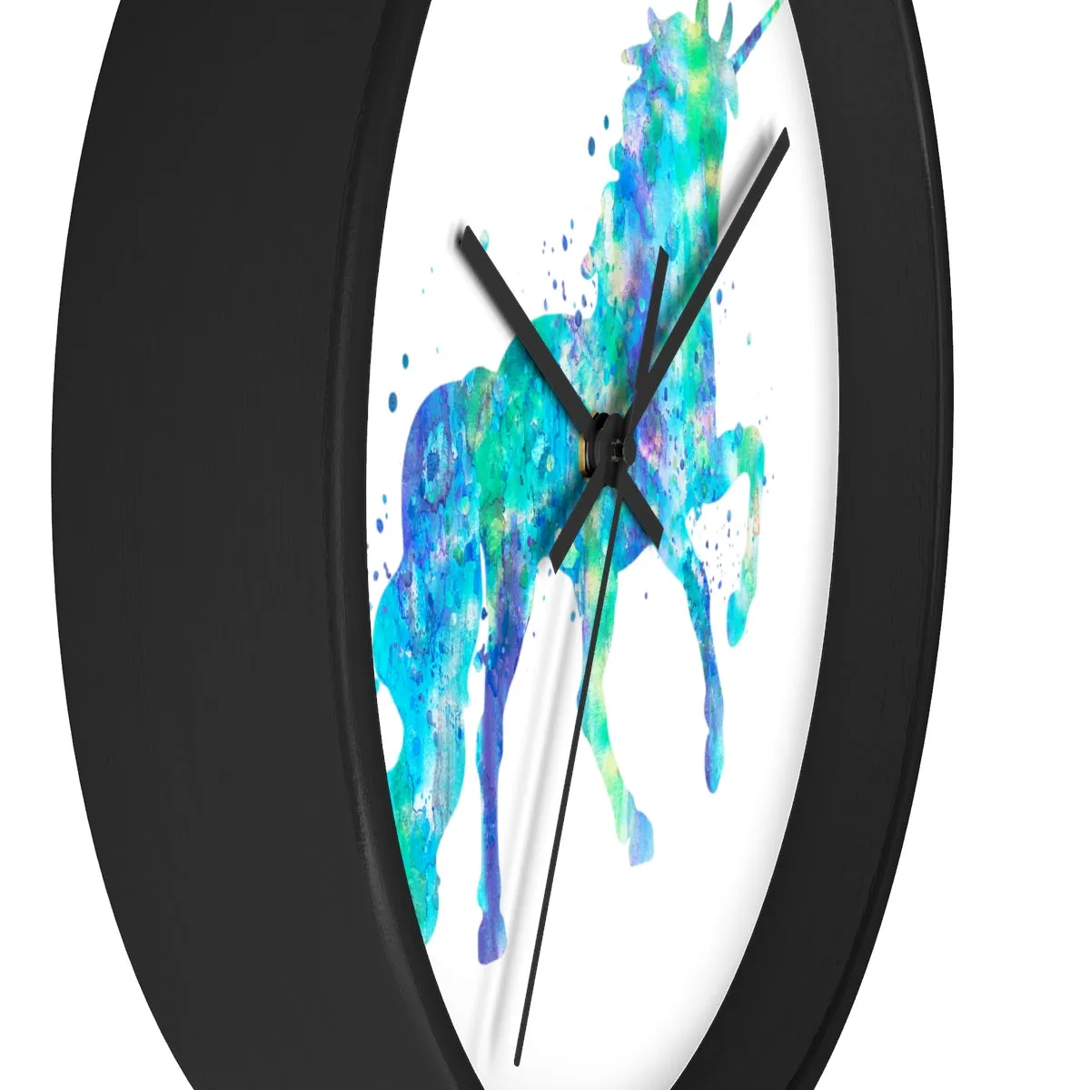 Watercolor Unicorn Wall Clock