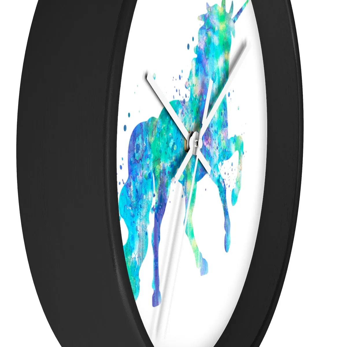 Watercolor Unicorn Wall Clock