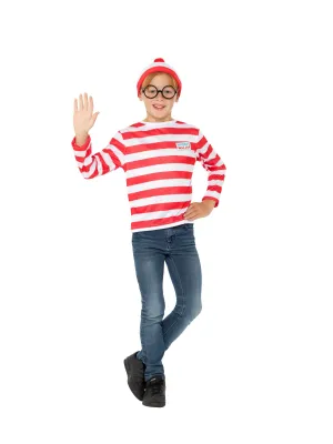 Where's Wally Children's Fancy Dress Costume Set