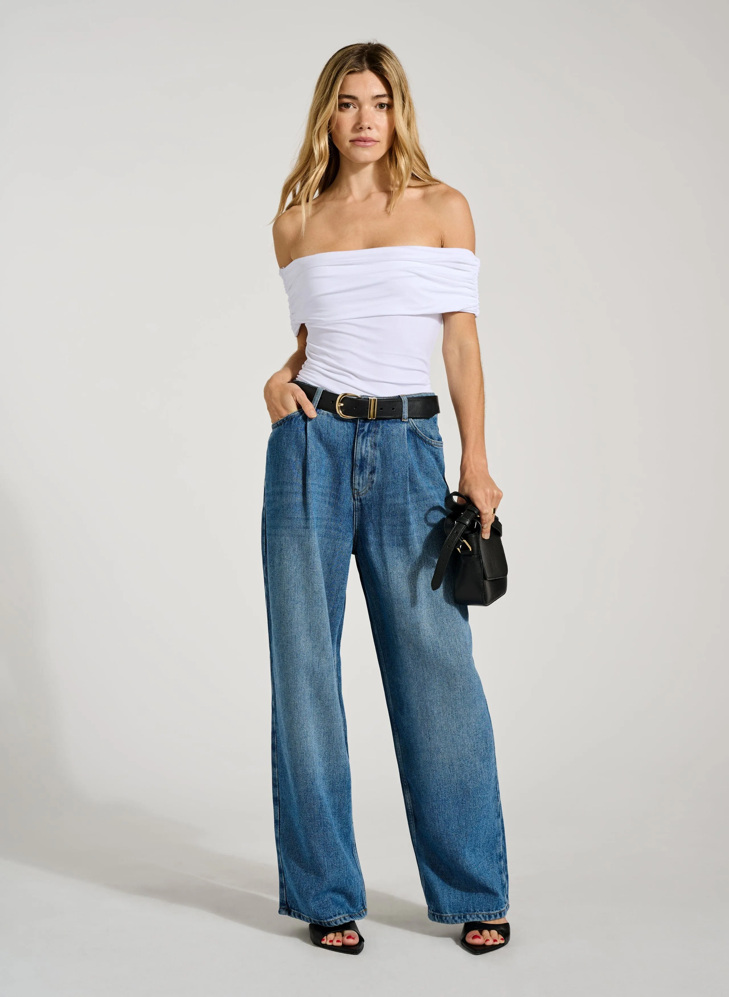 Winifred LENZING™ ECOVERO™ Top | Pure White