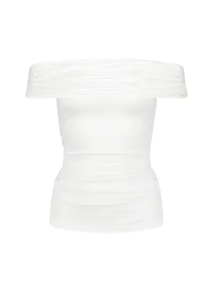 Winifred LENZING™ ECOVERO™ Top | Pure White