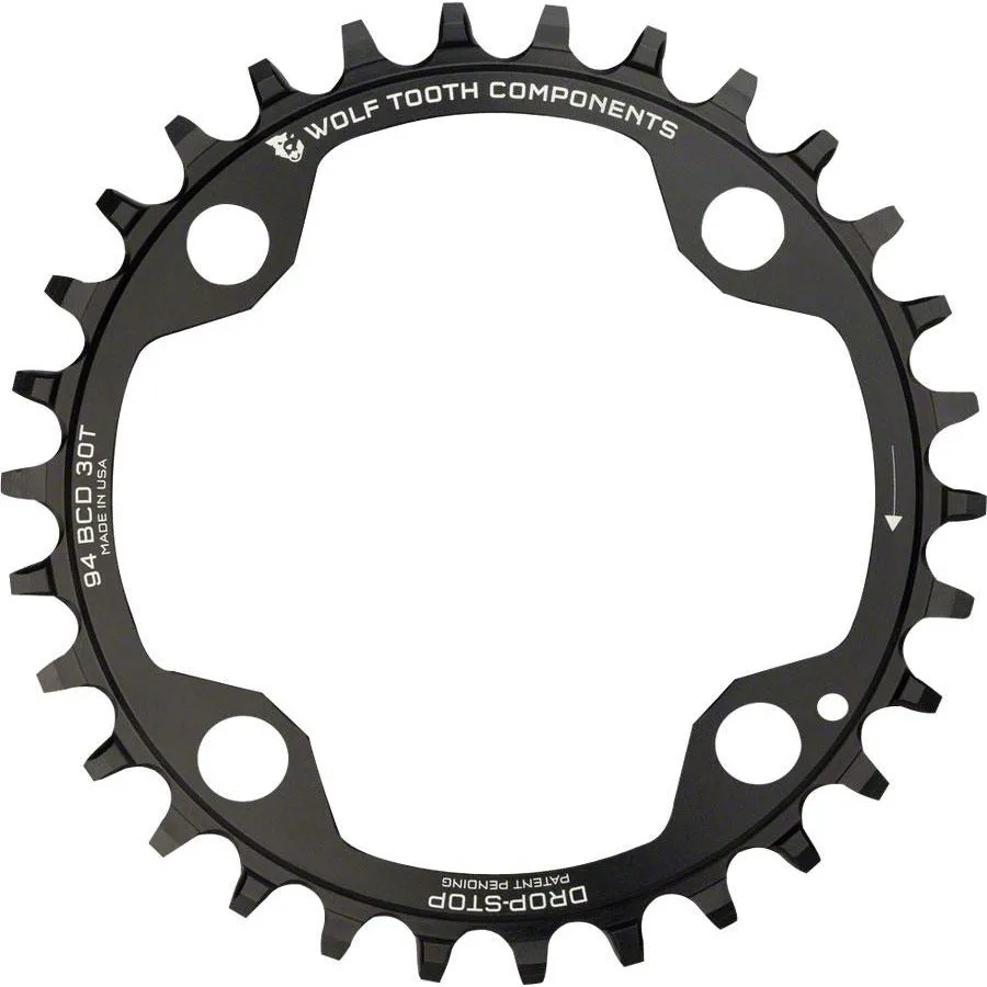 Wolf Tooth 94 BCD Chainring - 32t, 4-Bolt, Drop-Stop, For SRAM Cranks