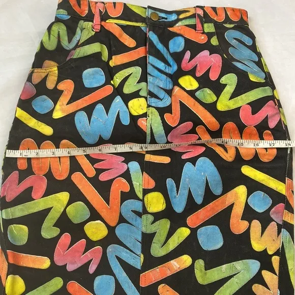 Y2K jean skirt