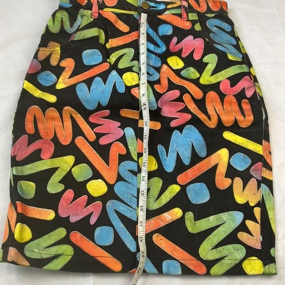 Y2K jean skirt