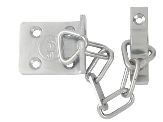 Yale Locks Ws6 Security Door Chain - Satin Chrome Finish
