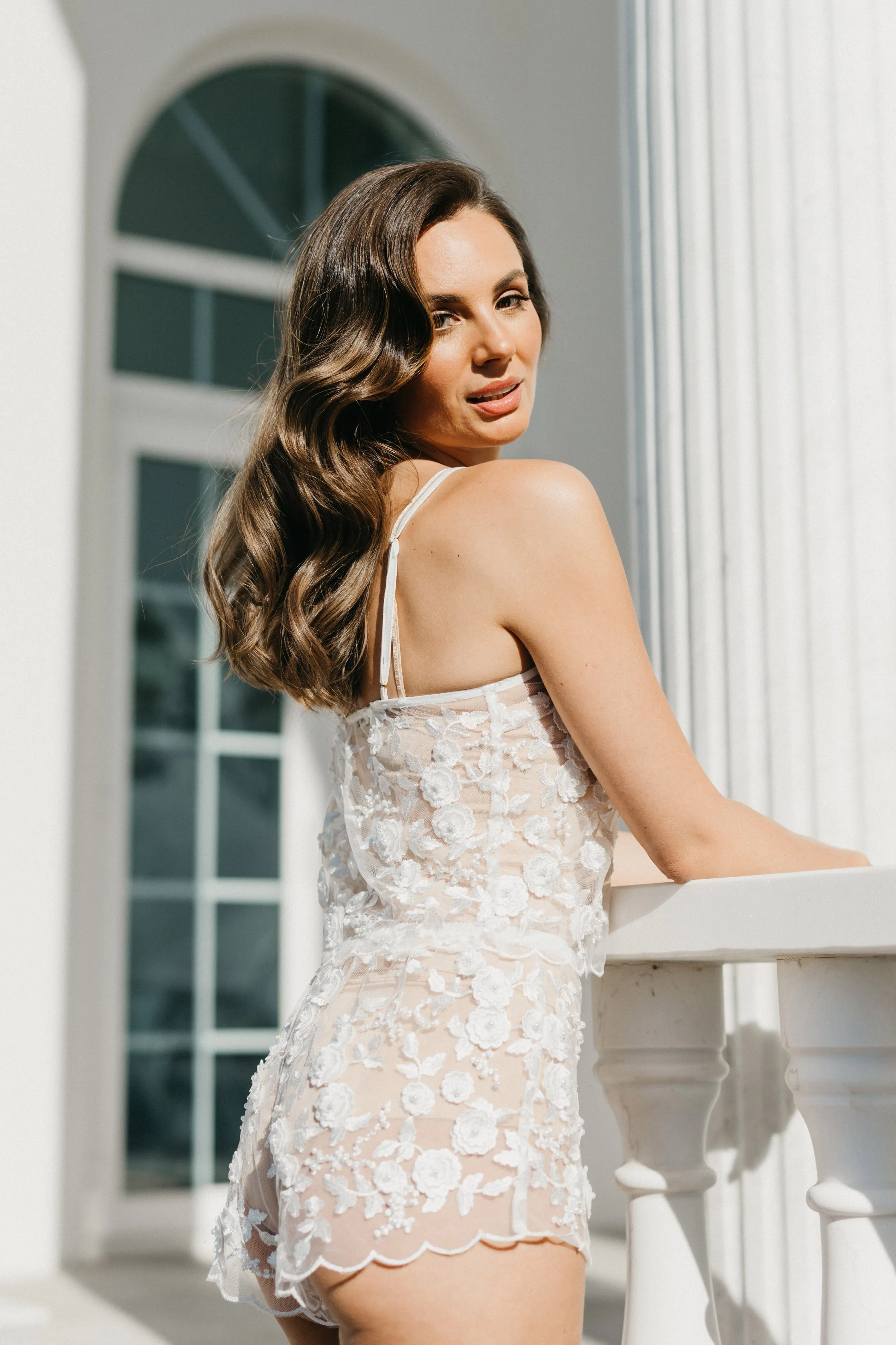 Zara Lace Beaded Bridal Set