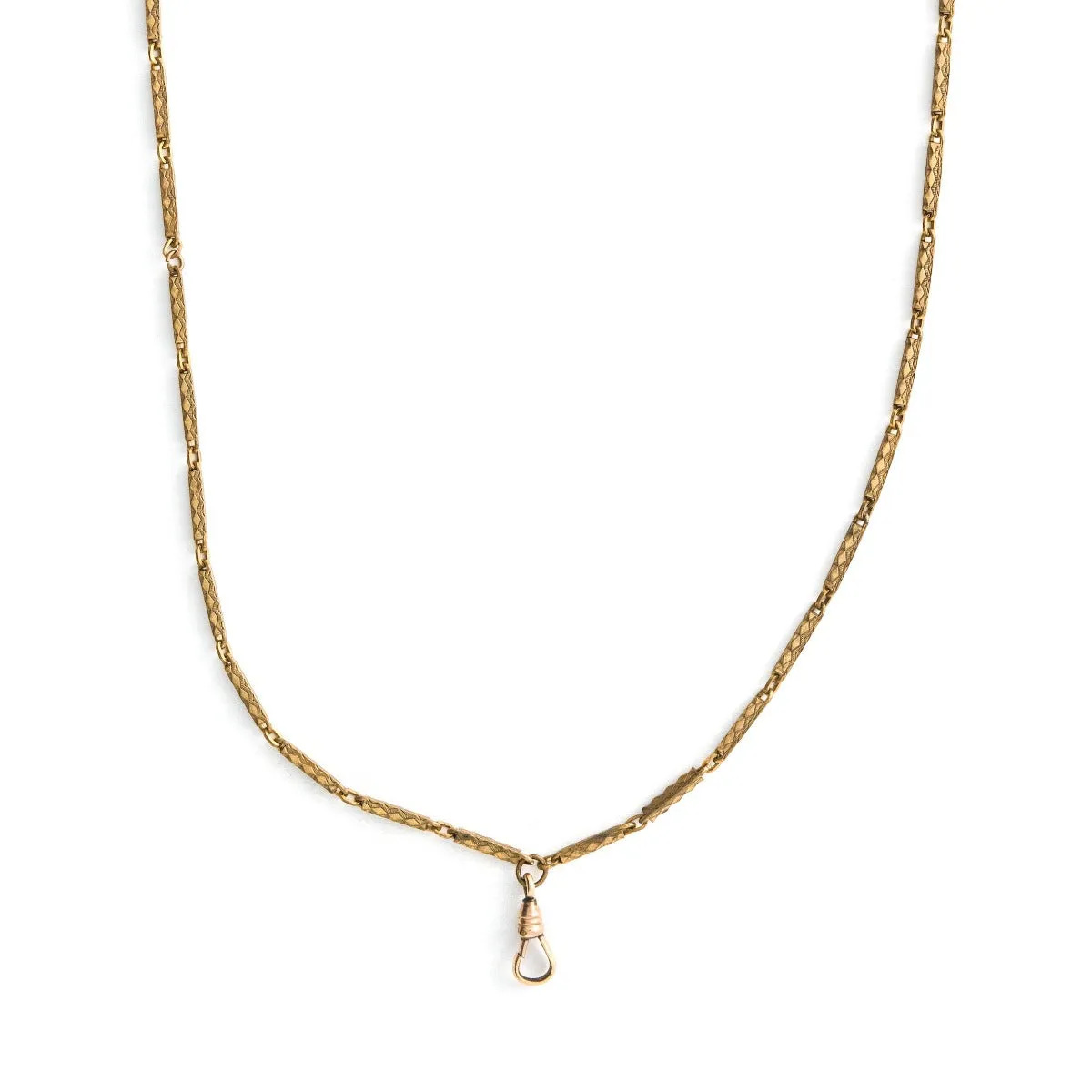 Zigzag Bar Link Watch Chain