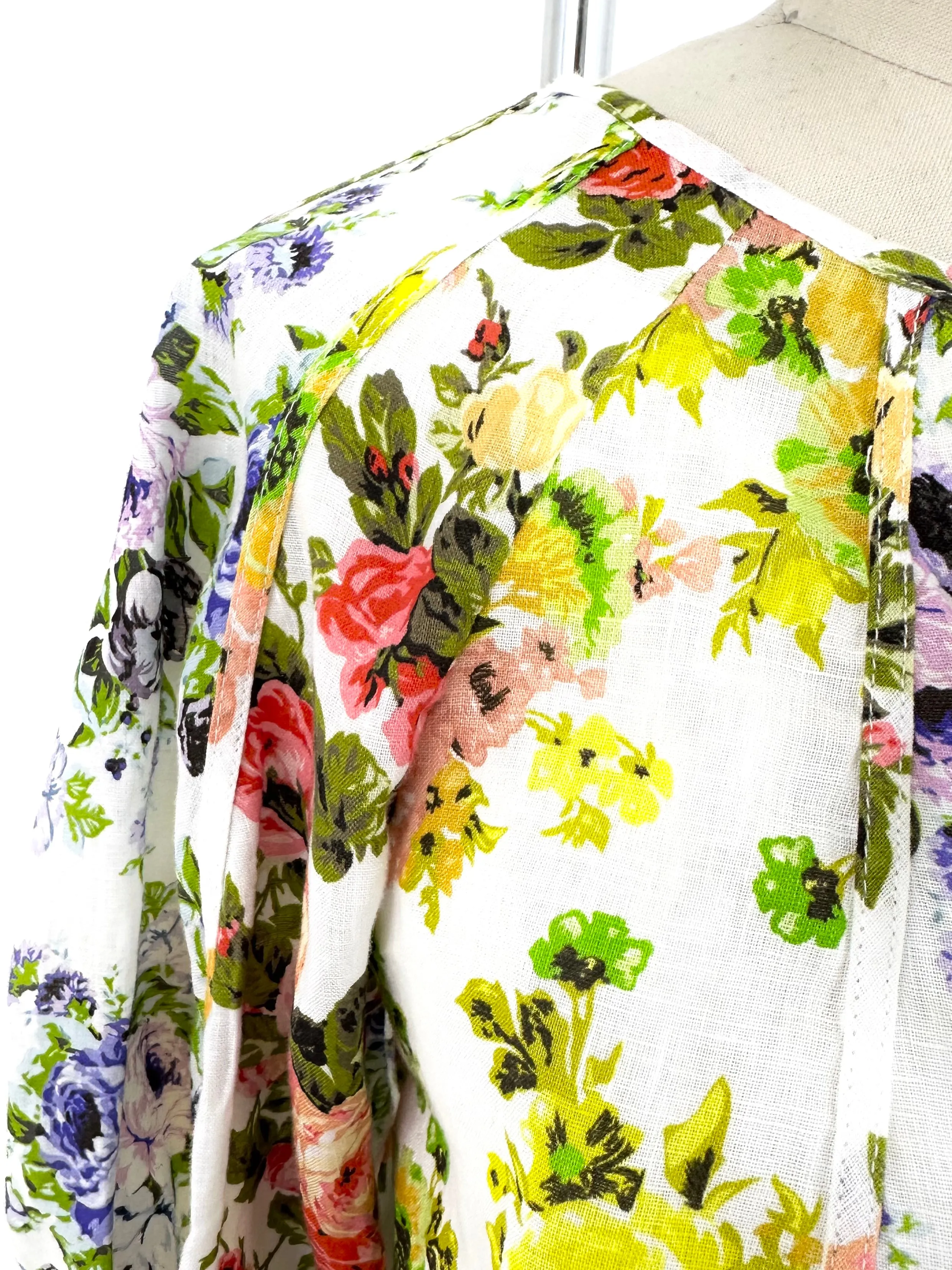 Zimmermann Linen Floral Skirt Set